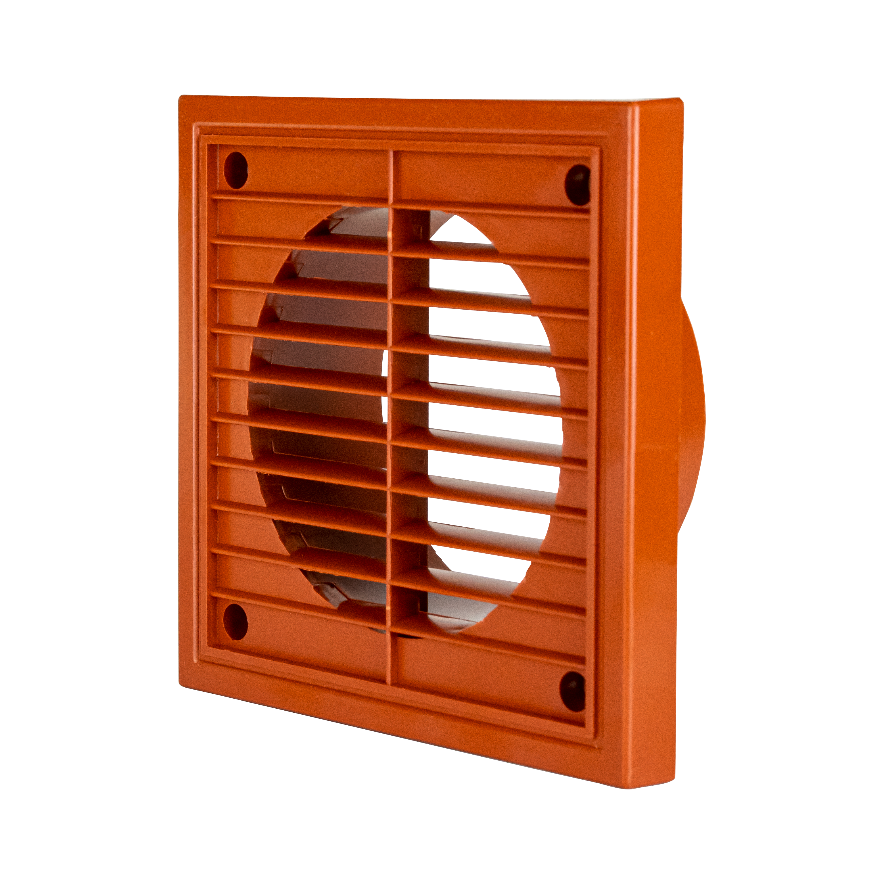 4" Louvre Fixed Grill Terracotta